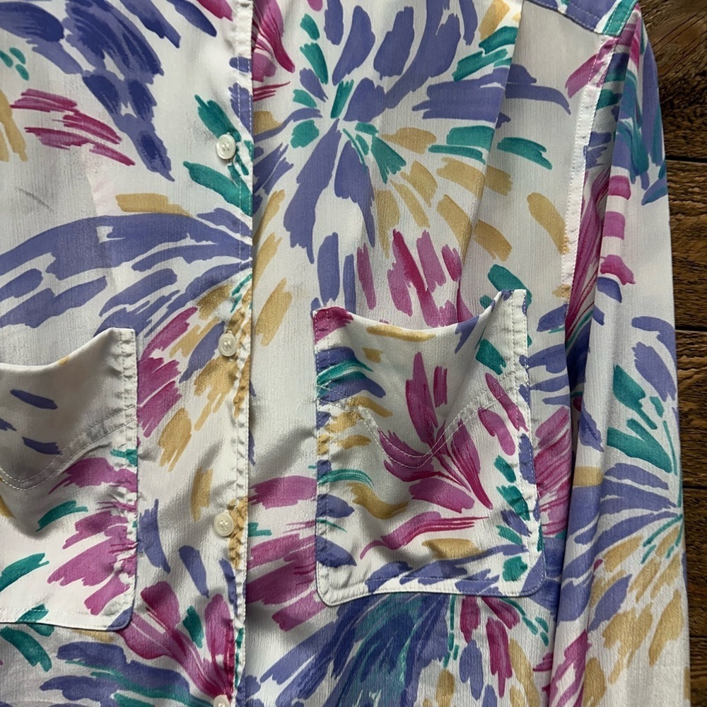 Vintage Christian Dior Chemises Paris New York Blouse – Size 6 - Picture 3 of 9